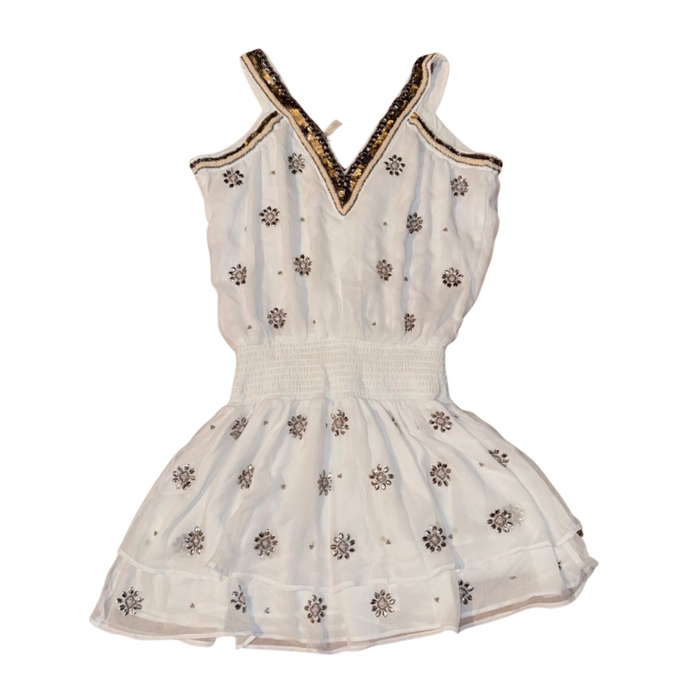 Ramy Brook Embellished Sleeveless Mini Dress - Picture 4 of 5